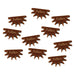 LITKO Fallen Tokens Compatible with Song of Blades and Heroes, Brown (10)-Tokens-LITKO Game Accessories