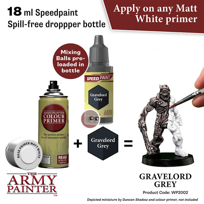 Speedpaint: Gravelord Grey 18ml-Paint and Ink-LITKO Game Accessories