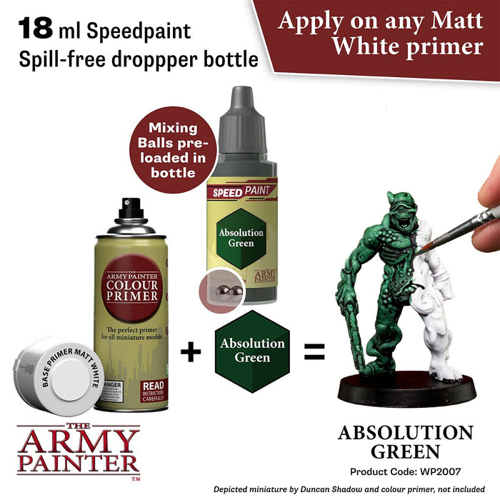Speedpaint: Absolution Green 18ml-Paint and Ink-LITKO Game Accessories