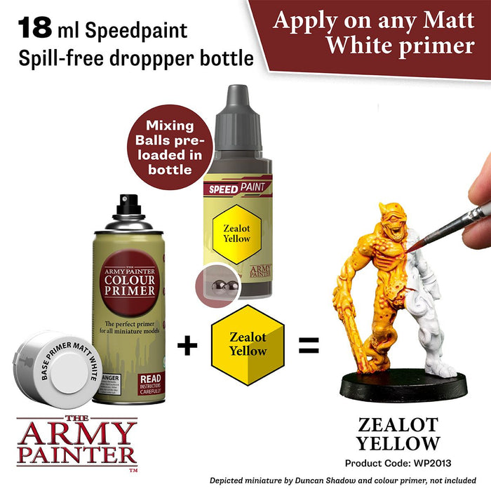 Speedpaint: Zealot Yellow 18ml-Paint and Ink-LITKO Game Accessories