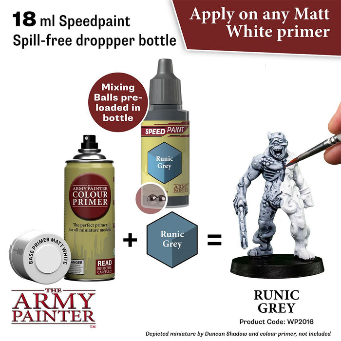 Speedpaint: Runic Grey 18ml-Paint and Ink-LITKO Game Accessories