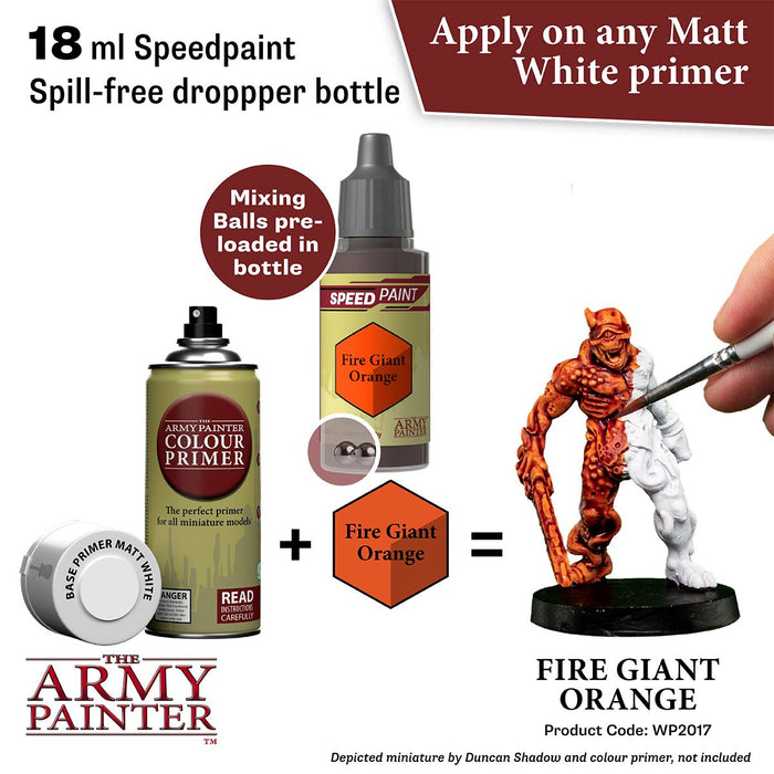 Speedpaint: Fire Giant Orange 18ml-Paint and Ink-LITKO Game Accessories