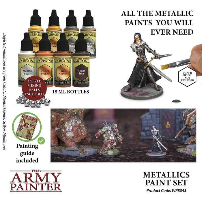 Warpaints Metallics: Paint Set-Paint and Ink-LITKO Game Accessories