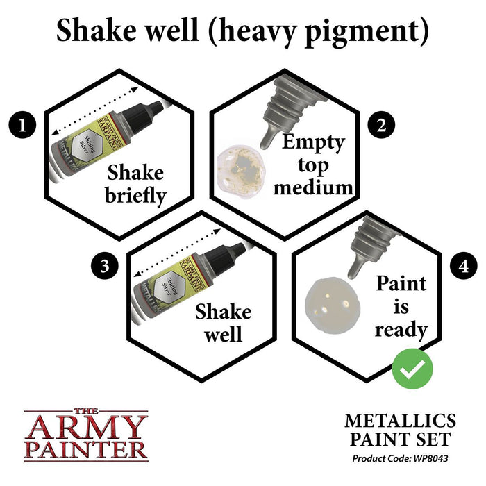 Warpaints Metallics: Paint Set-Paint and Ink-LITKO Game Accessories