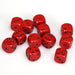 Opaque 16mm d6 Red/black Dice Block™ (12 dice)-Dice-LITKO Game Accessories