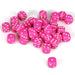Opaque 12mm d6 Pink/white Dice Block™ (36 dice)-Dice-LITKO Game Accessories