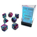 Gemini® Polyhedral Purple-Teal/gold 7-Die Set-Dice-LITKO Game Accessories