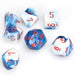 Gemini® Polyhedral Astral Blue-White/red 7-Die Set-Dice-LITKO Game Accessories