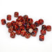 Gemini® 12mm d6 Purple-Red/gold Dice Block™ (36 dice)-Dice-LITKO Game Accessories