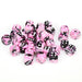Gemini® 12mm d6 Black-Pink/white Dice Block™ (36 dice) - LITKO Game Accessories