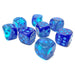Gemini® 12mm d6 Blue-Blue/light blue Luminary™ Dice Block™ (36 dice)-Dice-LITKO Game Accessories