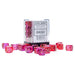 Gemini® 12mm d6 Translucent Red-Violet/gold Dice Block™ (36 dice)-Dice-LITKO Game Accessories