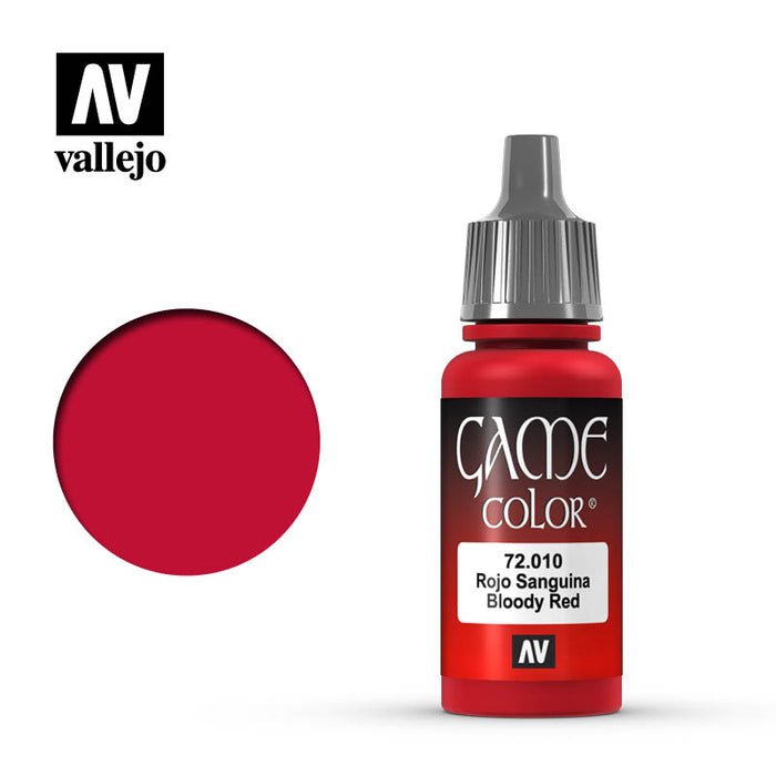 Vallejo Game Color 72.010 Bloody Red 17ml - Hard Knox Games