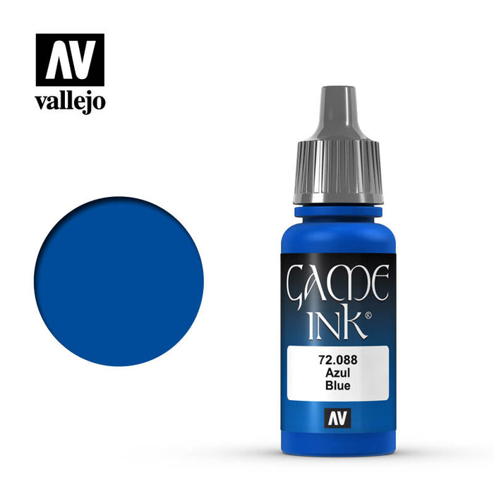 Vallejo Game Color Blue Ink (72.088) (17ml)-Paint and Ink-LITKO Game Accessories