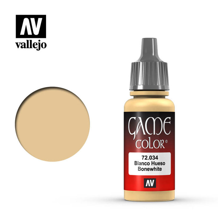 Vallejo Game Color Bone White (72.034) (17ml)-Paint and Ink-LITKO Game Accessories