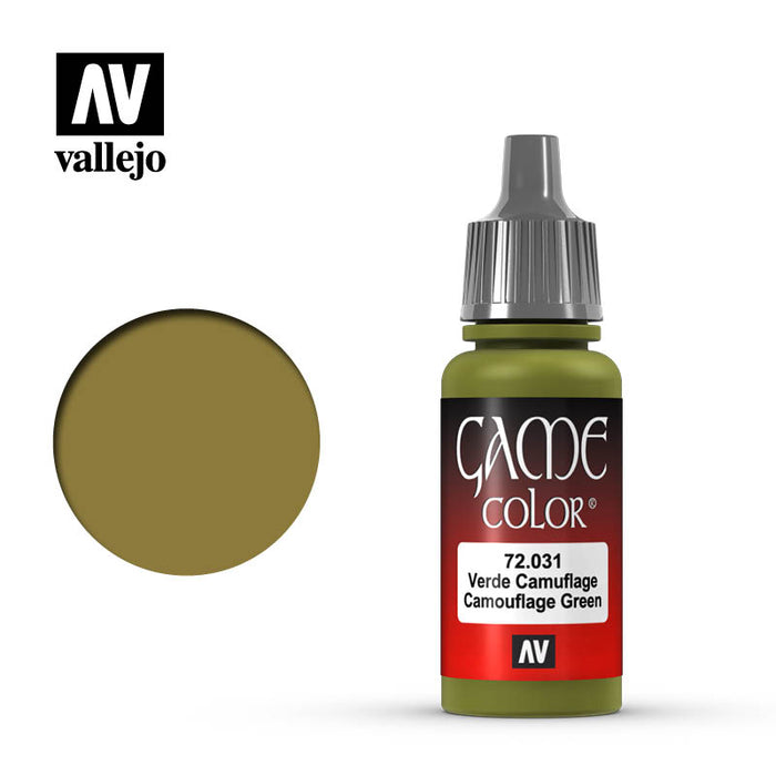 Vallejo Game Color Camouflage Green (72.031) (17ml)-Paint and Ink-LITKO Game Accessories