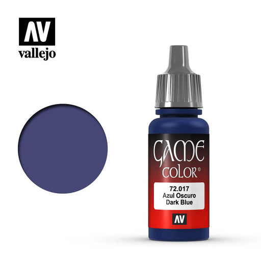 Vallejo Game Color Dark Blue (72.017) (17ml)-Paint and Ink-LITKO Game Accessories