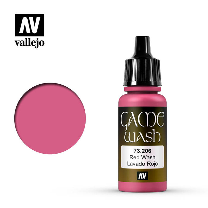Vallejo Game Color Red Wash (73.206) (17ml)-Paint and Ink-LITKO Game Accessories
