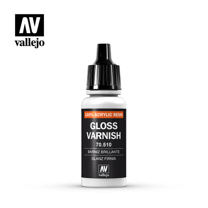 Vallejo Game Color Permanent Gloss Varnish (70.510) (17ml)-Paint and Ink-LITKO Game Accessories