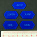 LITKO Mecha Combat Double-Sided Jump/Skid Tokens, Blue (5)-Tokens-LITKO Game Accessories