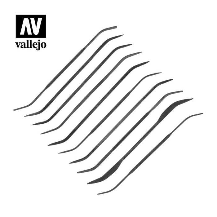Vallejo Set of 10 Curved Files-Tools-LITKO Game Accessories