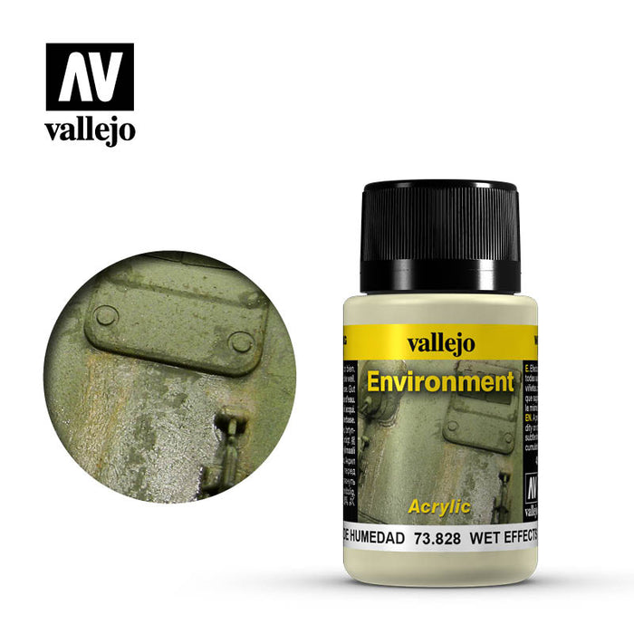 Vallejo Weathering Effects Wet Effects (73.828) (40ml)-Paint and Ink-LITKO Game Accessories